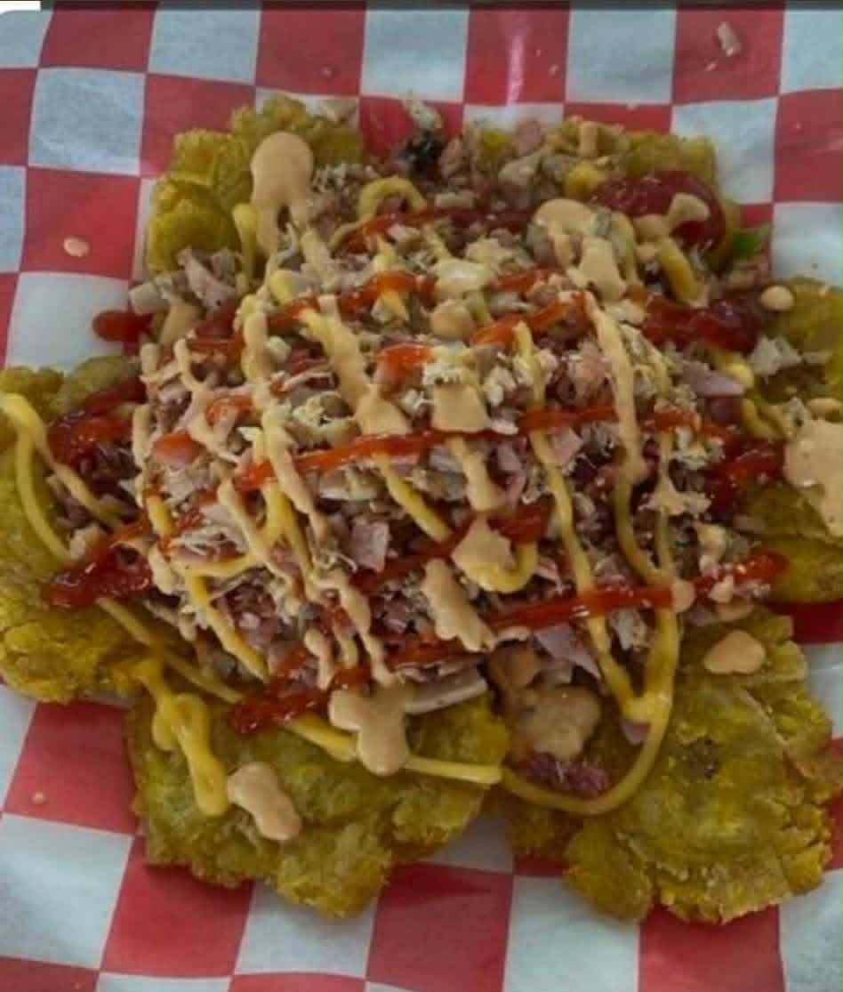 Loaded tostones